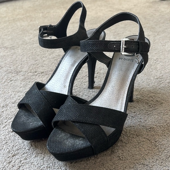 Black sparkle heels - Picture 1 of 5